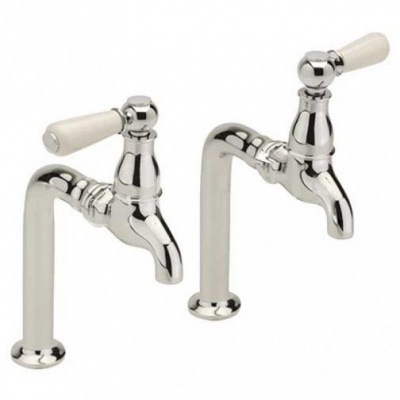 Classic Lever Pillar Taps on Stands